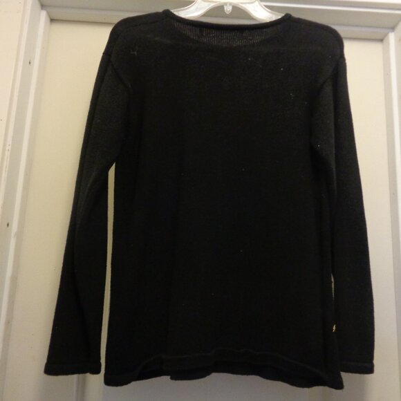 VINTAGE RETRO HOLIDAY GIRL Bling Beads & Beaded Sweater P S to M - Picture 3 of 6